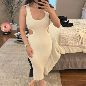 Abercrombie cut out sweater dress